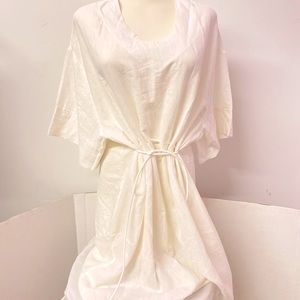 yesno white Linen Dress